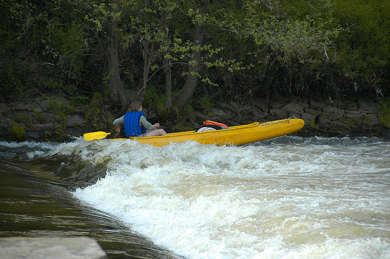 Na Ohři si dávejte pozor na jezy, hodně jich je nesjízdných!