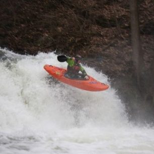 Vrchlice - úvodní skok