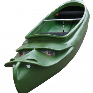 Kánoe Lochneska a plynová vzpěra