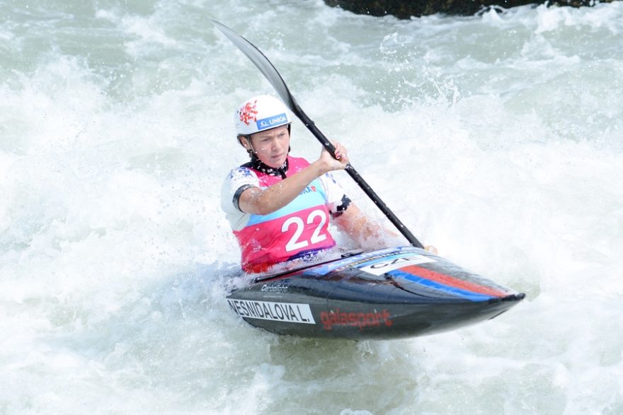 Kajakářka Lucie Nesnídalová / F: Alena Ceplová