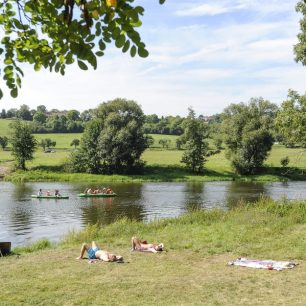 Berounka nad nezabudickým mlýnem
