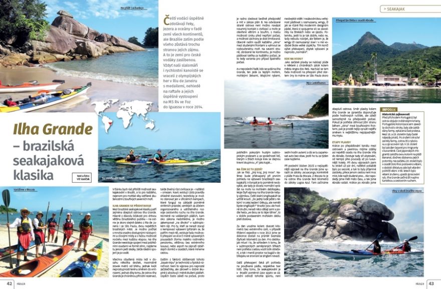 Ilha Grande, seakajaking v Brazílii