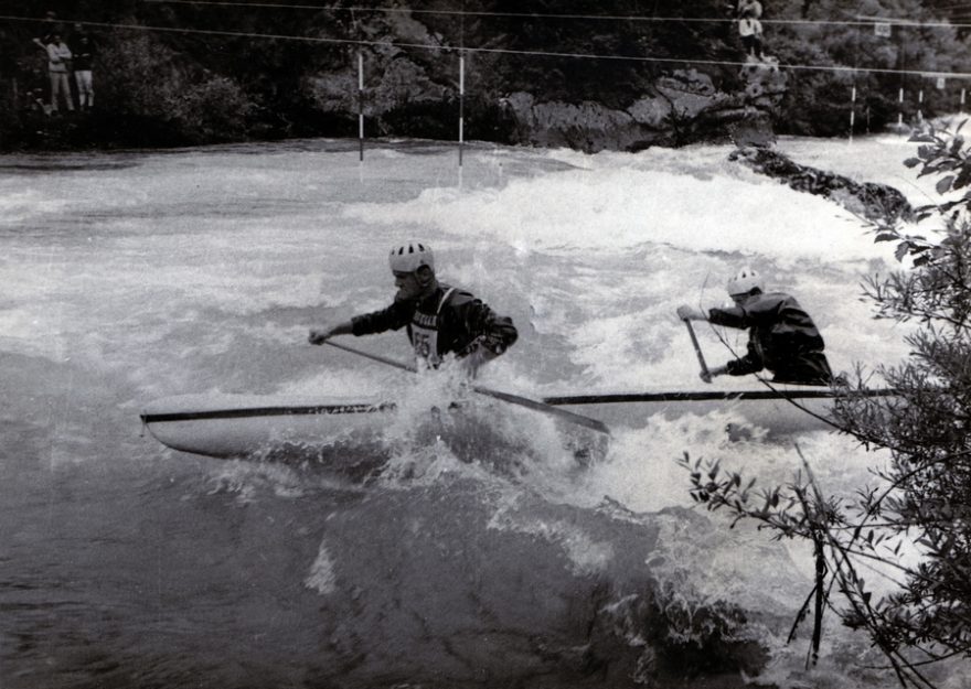 Slalom na Muotě, Švýcarsko, C2mix s Emou, 1966