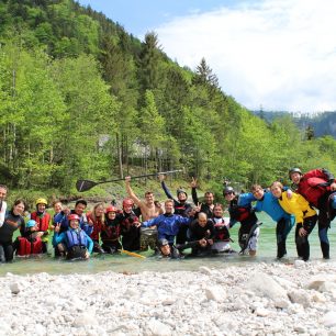 Skupinka vodáků z VŠE / F: Honza „Rotťák“ Rott
