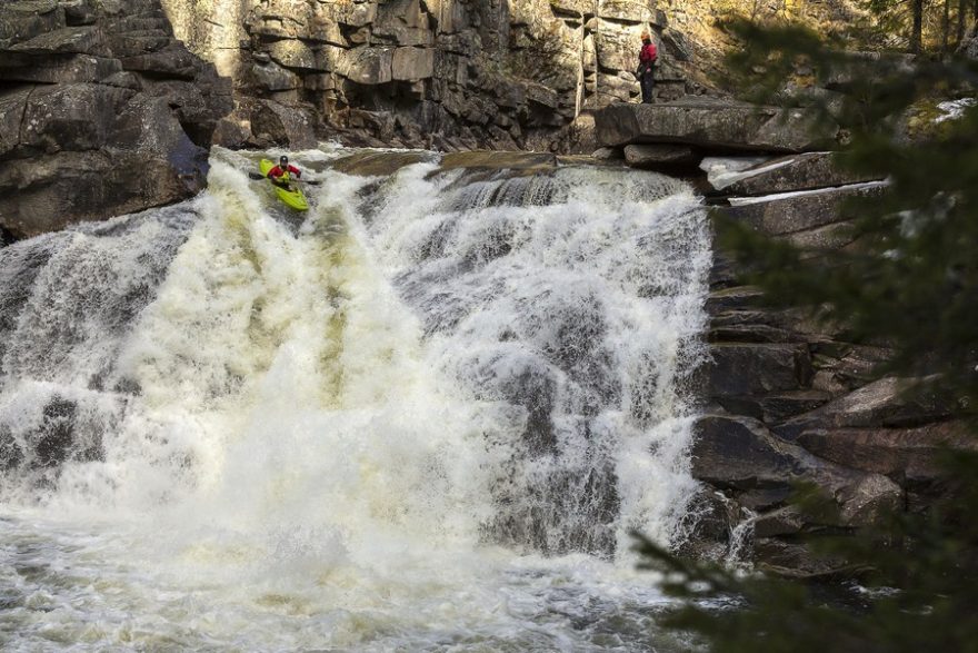 Nejvyšší slajdopád v kaňonu Usteåni / F: David „Vory“ Sodomka