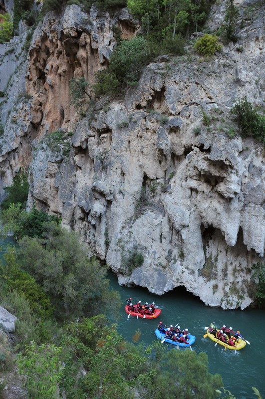 V úchvatném údolí Noguery Pallaresy / F: La Rafting (www.laraftingcompany.com)