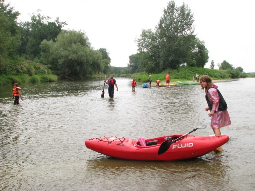 Na soutoku Moravy (vlevo) a Bečvy  / F: František Prokeš