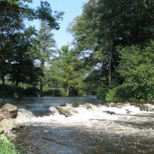 Poškozený Štěpánovický jez / F: Franta Prokeš