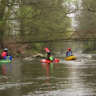 Nad Předklášteřím vystupují v korytě kameny / F: Franta Prokeš