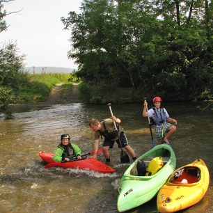 Výchozí bod splutí u Bílovic / F: František Prokeš