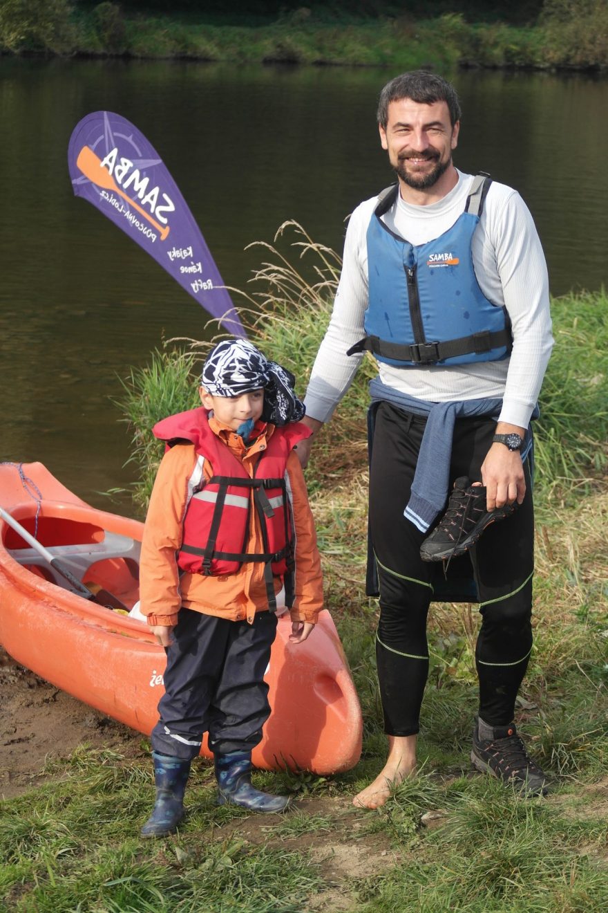Sázavský Samba maraton: nejmladší posádka