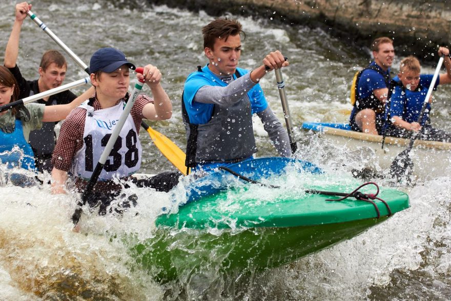 Napříč Prahou - přes tři jezy. Autor: Václav Štěpán