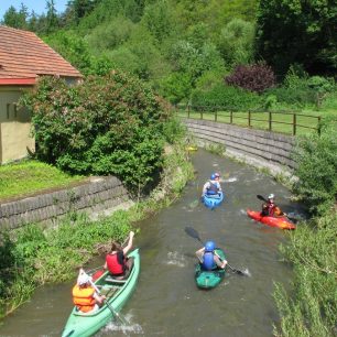 Pohled z mostu v Baldovci