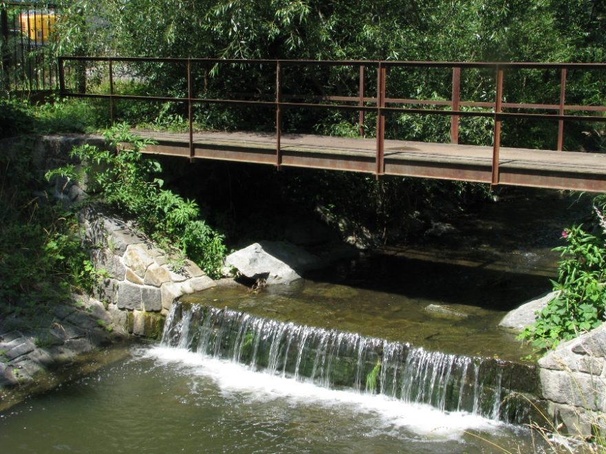Stupeň za pilou v Ptenském Dvorku / F: Franta Prokeš