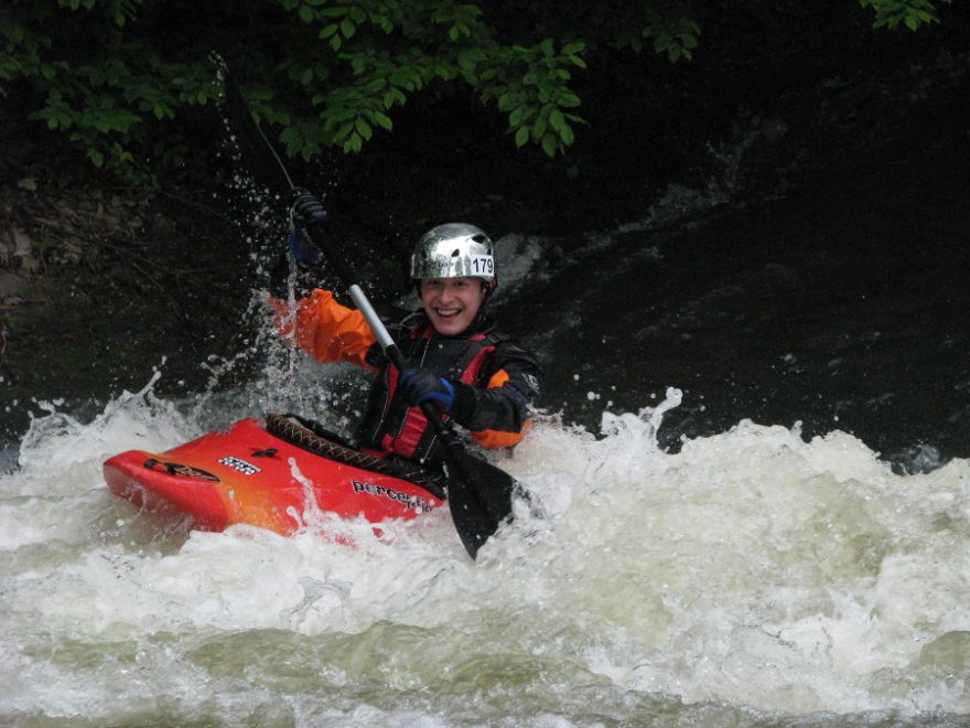 Z jezu Hluchovského mlýna / F: Franta Prokeš
