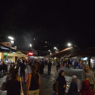 Atmosféra nočního Sarajeva / F: archiv Víla