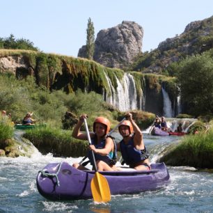 Zrmanja je řeka vhodná i pro začátečníky / F: archiv Víla