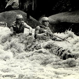 Lipno, sjezd, Loučovická kaskáda s ulomenou špičkou, 1973