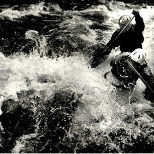 Kanál v Českém Vrbně 1986 s Frantou Šilhaveckým