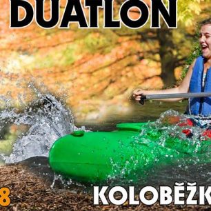 Duatlon na Ohři – koloběžka a kánoe, závod dvojic