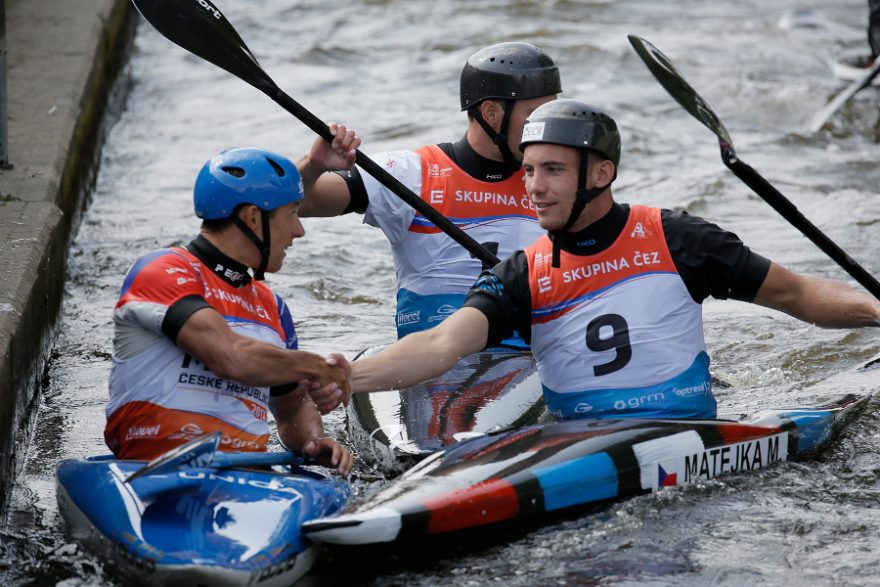 Jiří Prskavec, gratulace / F: Martin Hladík, kanoe.cz