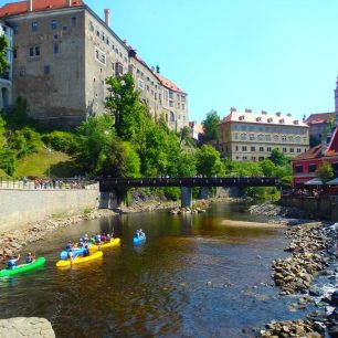 Vltava v Českém Krumlově / F: CK Povoda