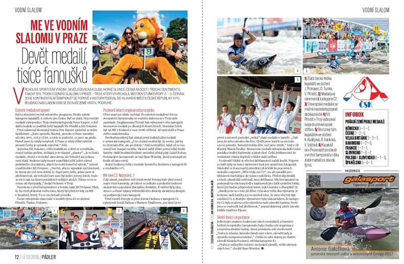 ME ve vodním slalomu 2018 - Praha