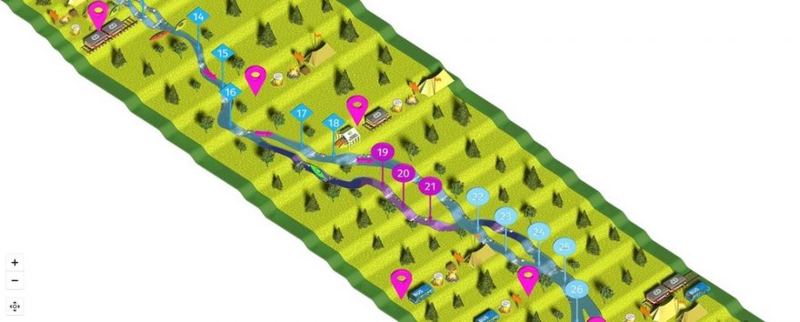 Ukázka 3D mapy řeky Moravy