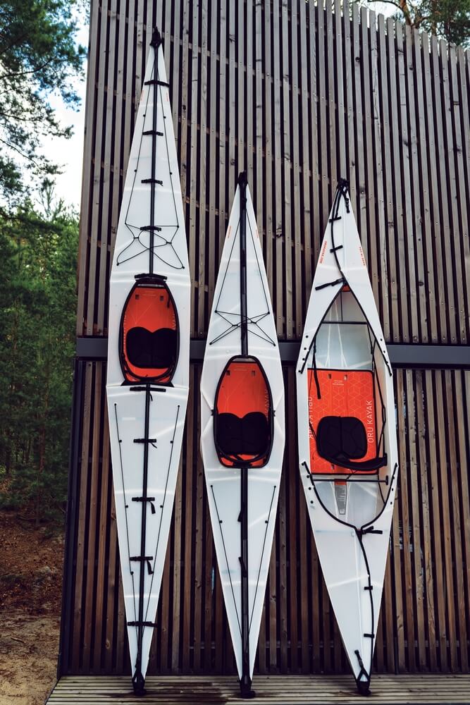 Kompletní trojice kajaků americké značky Oru kayaks