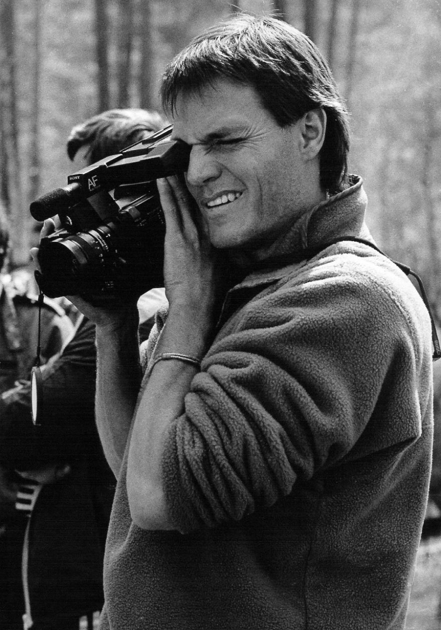 Mark neúnavně pořizoval záběry pro prezentaci v U.S.A.