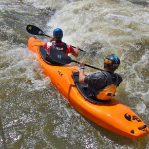 Deblkajak Prijon 2B - testování v Troji