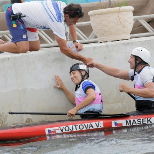 Bronzová posádka C2 mix v českých barvách / F: Martin Hladík