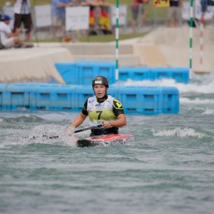 Bronzová singlkanoistka Tereza Fišerová / F: Martin Hladík