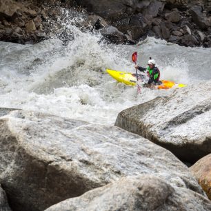 Pro řeku jsou typické veliké peřeje. / F: Jakub „Kajman“ Šedivý