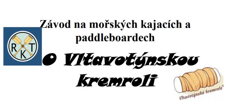 Pozvánka na seakajakový závod O Vltavotýnskou kremroli