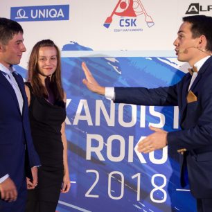 Jiří Prskavec se snoubenkou Terezou Cviklovou / F: ČSK