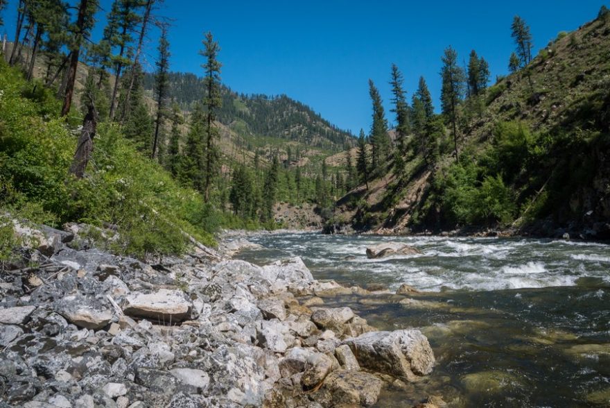 Řeka South Salmon je ideálním místem pro trénink na Stikine / F: Honza Motýl