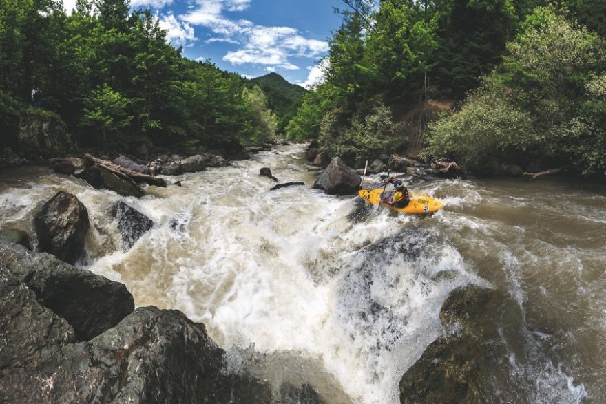Typický charakter řeky Chvanitskali / F: David Sodomka