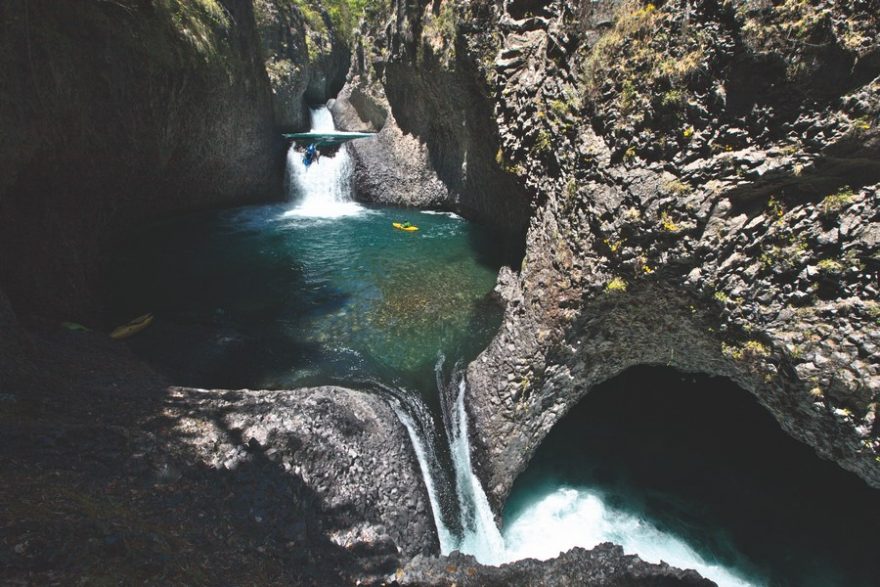 Terka Vasquez Svobodová na posledním dropu Siete Tazas / F: Jakub Suchý