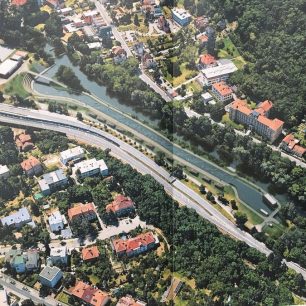 Vizualizace plánovaného vodáckého kanálu v Brně