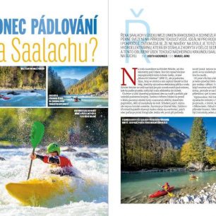 Rakouská řeka Saalach