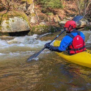 S Crossem na jarní Mumlavě / F: Mates Holub