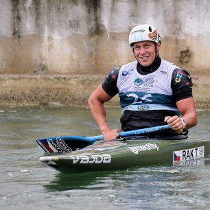 Tomáš se svým tankem na mistrovství světa v Riu de Janeiru 2018, kde obsadil 8. místo / F: archiv Tomáše Raka, ČSK a HiKO SPORT