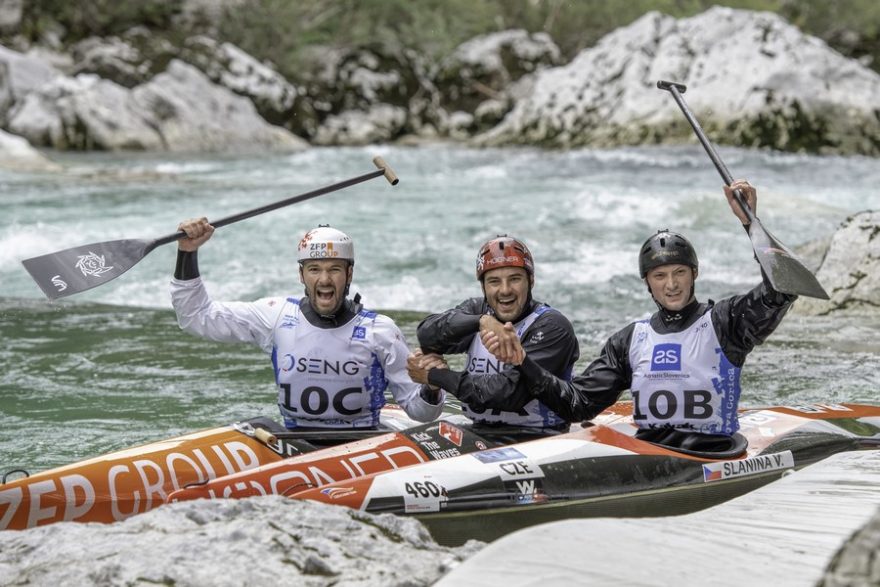 Rolenc, Slanina, Rygel, 3. místo / F: Aleš Berka, kanoe.cz