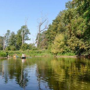 Vodáci na Mlýnském potoce