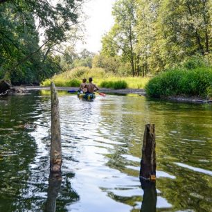 Vodáci na Mlýnském potoce