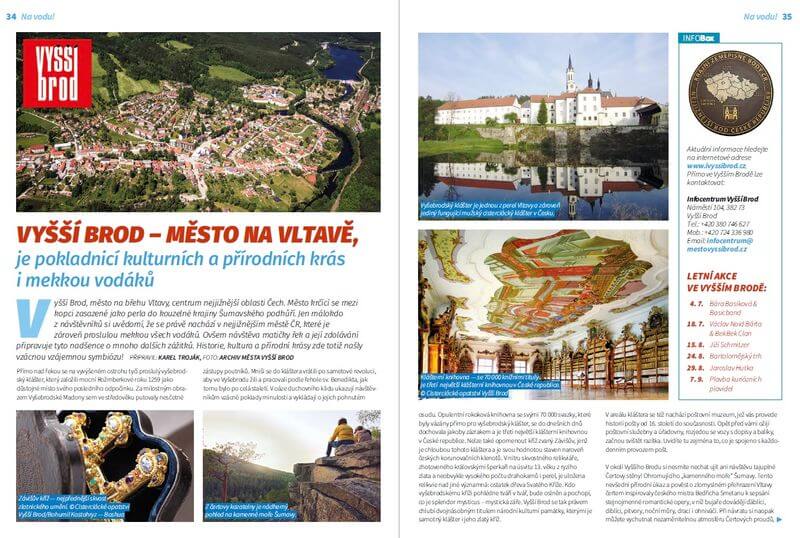 Vyšší Brod - město na Vltavě