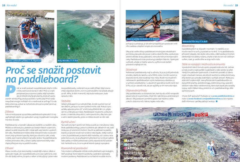 Několik důvodů proč vyzkoušet paddleboarding