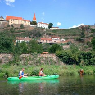 Výhledy jako v Českém Krumlově, ale tohle je Znojmo! / F: Vodácké centrum Znojmo
