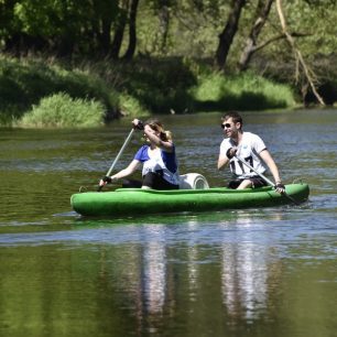 Na Ohři se většinou začíná v Tršnici u Chebu, kam je velmi dobré vlakové spojení / F: Jitka Pražáková